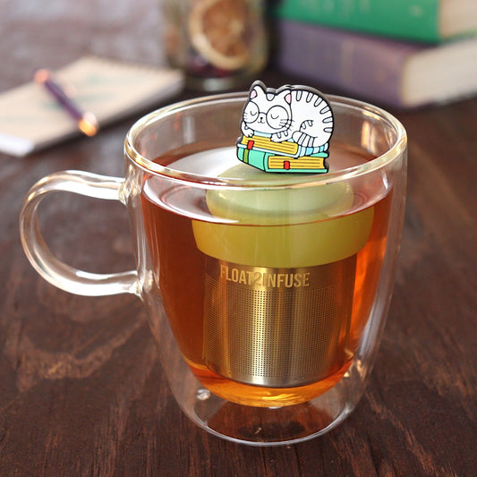 Floating Nerdy Cat Tea Infuser