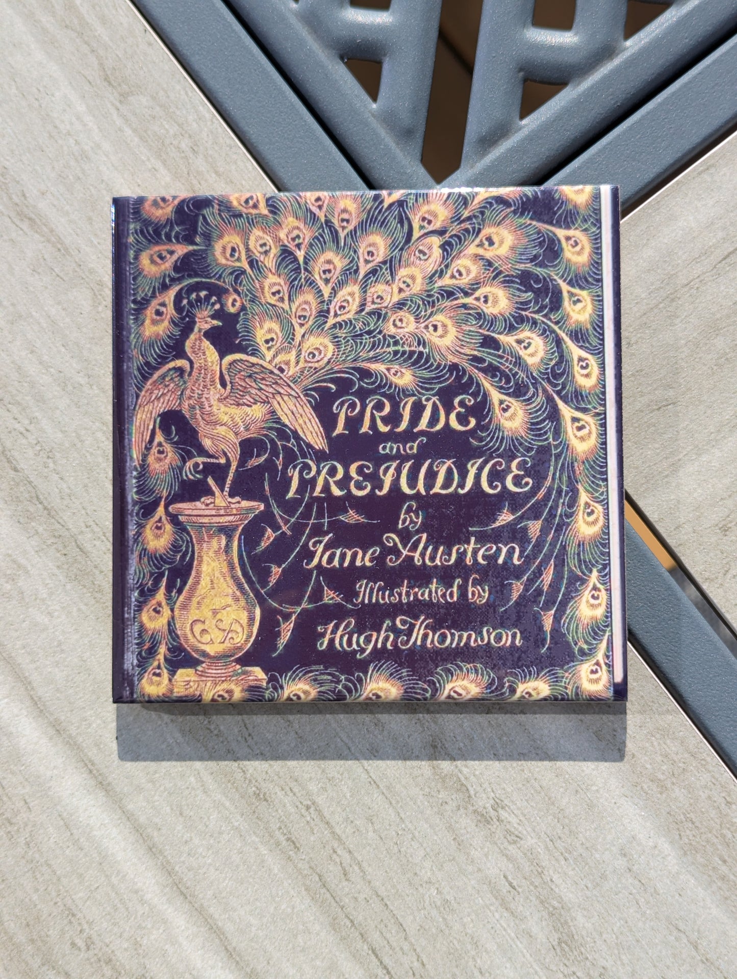 "Pride and Prejudice" Ceramic Coasters, Set of 4