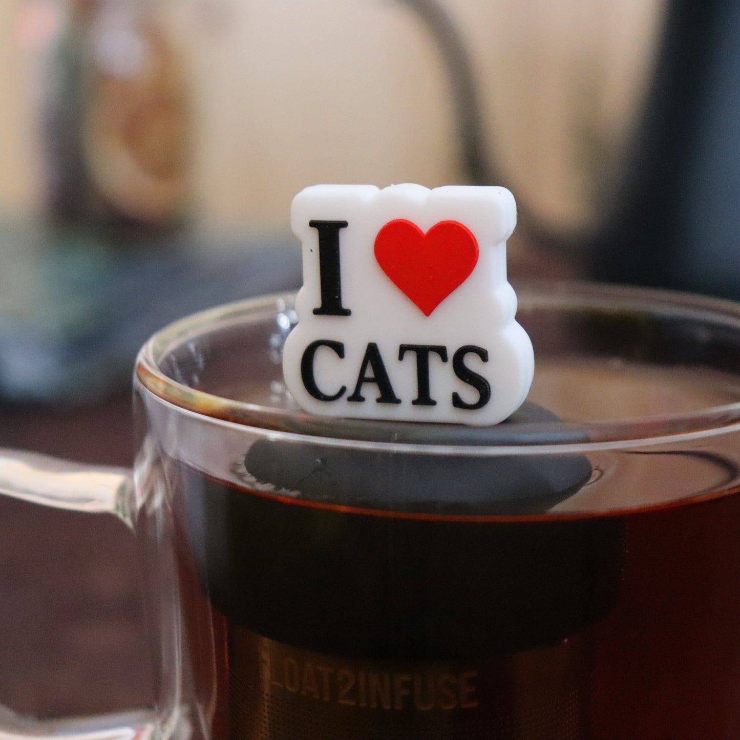 Floating Love Cats Tea Infuser