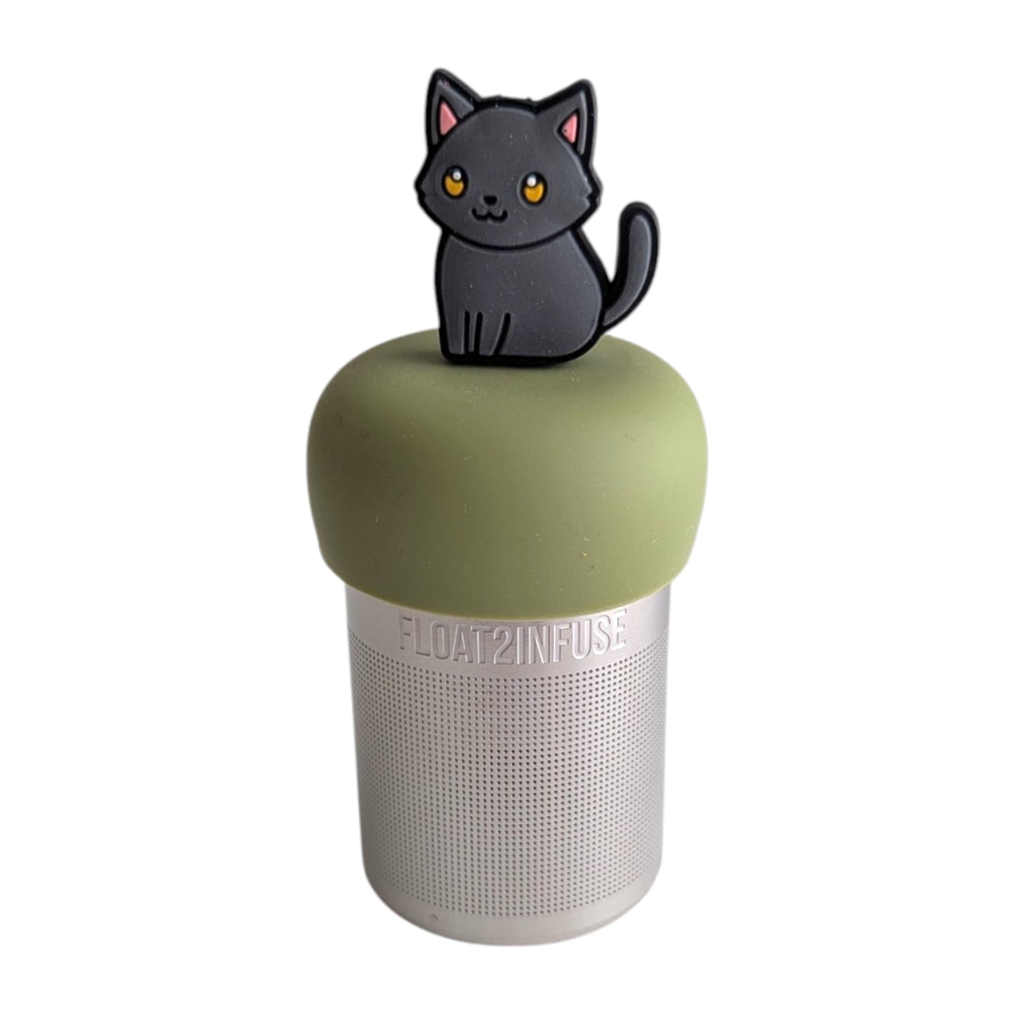 Floating Anime Grey Cat Tea Infuser
