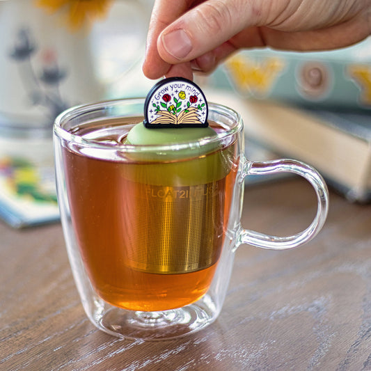 Floating Books Open Your Tea Infuser